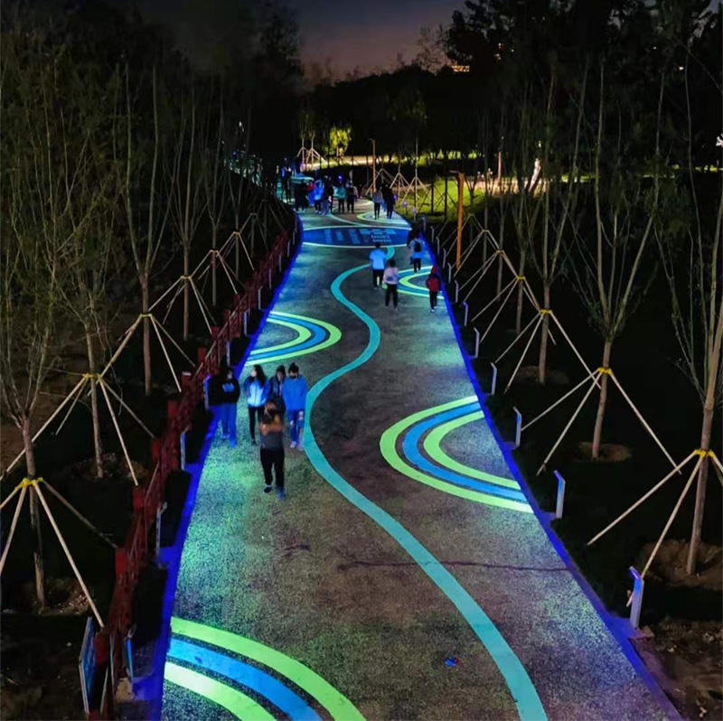 荧光跑道 荧光跑道