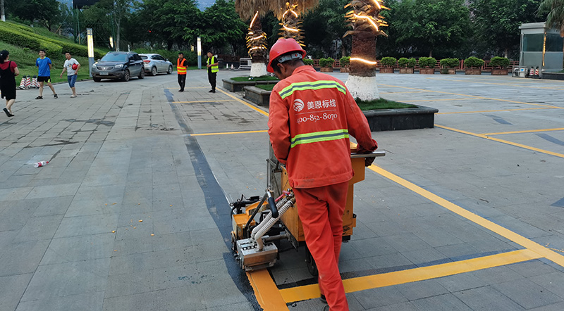 道路划线施工 道路划线施工