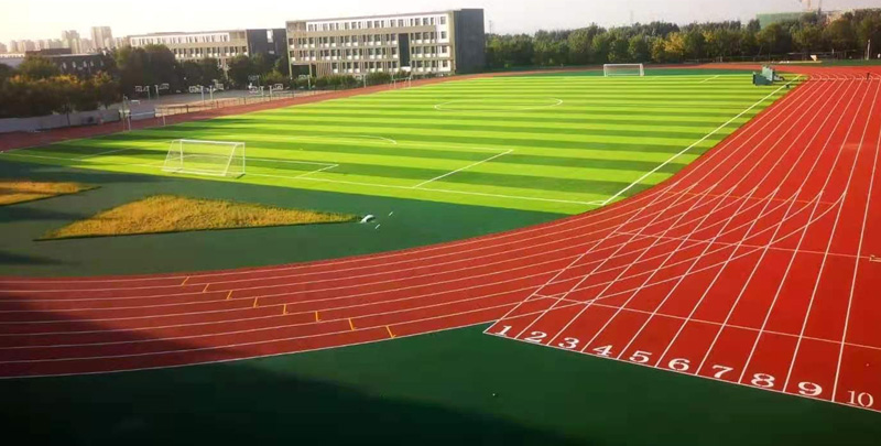 学校塑胶跑道 学校塑胶跑道