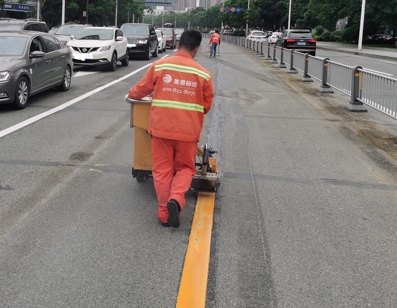 热熔标线施工 热熔标线施工